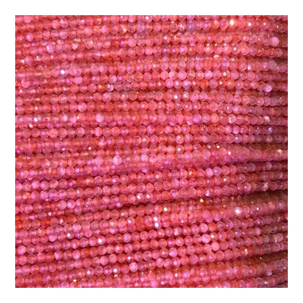 2mm 3mm 4mm 3A Micro Faceted Round Red Ruby Gemstone Beads Quality Faceted Ruby Gemstone Loose Beads 1