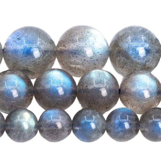 Náttúruleg labradorite fáður slétt umferð perlur náttúrulega gemstone umferð lausar perlur 1