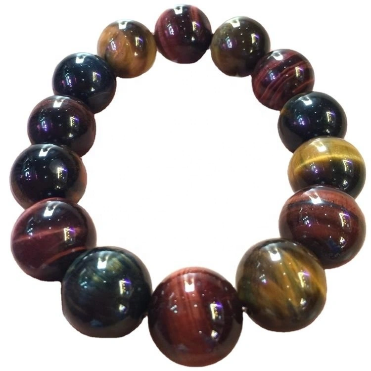 New fashion men\'s style natural tigereye bead bracelet tiger eye bracelets for men 1