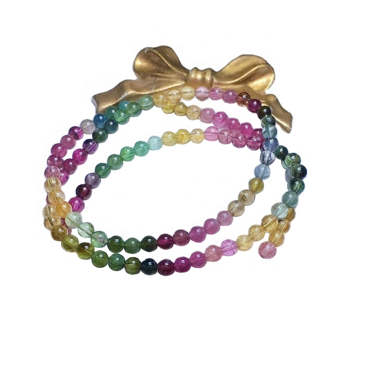 Naturliga Tourmaline Pärlor Polerad Loose Gemstone Cabochon för halsband 1