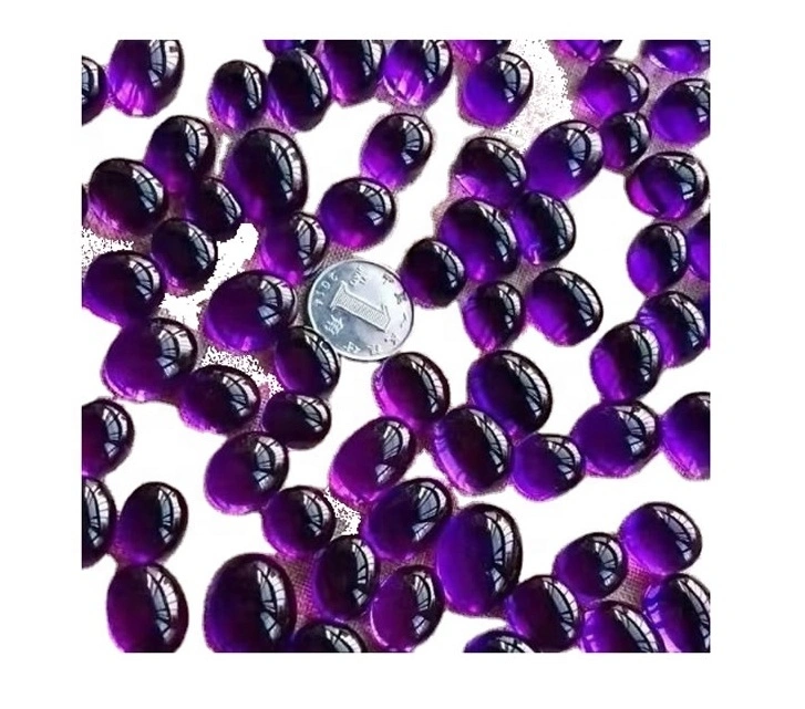 3a amohyst cabochy alogyst ធម្មជាតិដែលបានក្រិតតាមខ្នាត gemstone 1