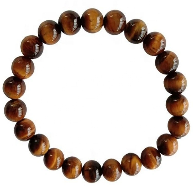 Hot-Slae Giant Tiger \ 'S Pulsera de ojos Natural Redondo Perlas Joyería Power Power Pase 1