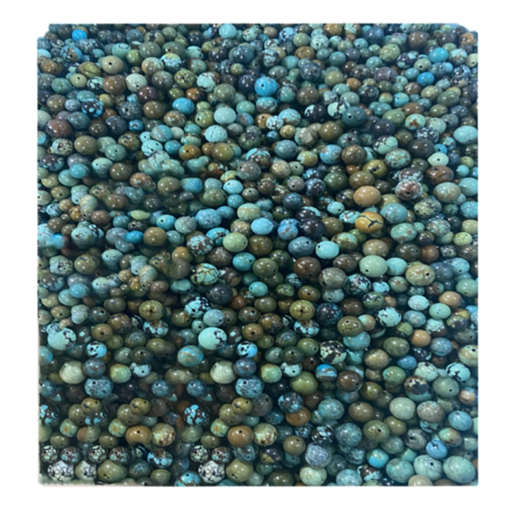 Bella perles rodones naturals turquesa 1