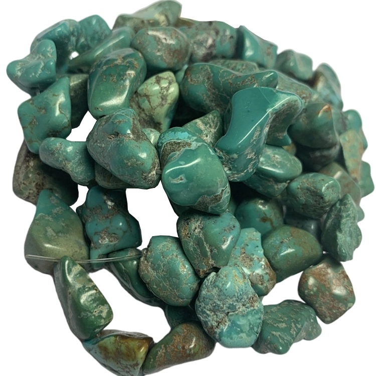 Natural Turquoise nugget beads Earthy Turquoise Chip Beads 1