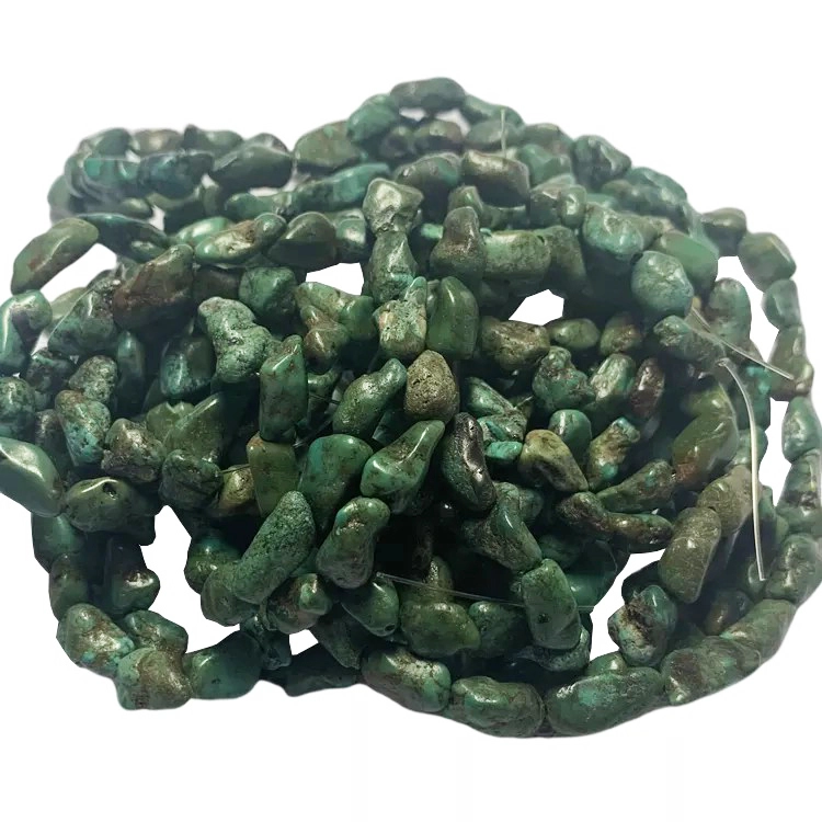 Orijinal Yaşıl Firuzəyi Chip Boş Gemstone muncuqları 1