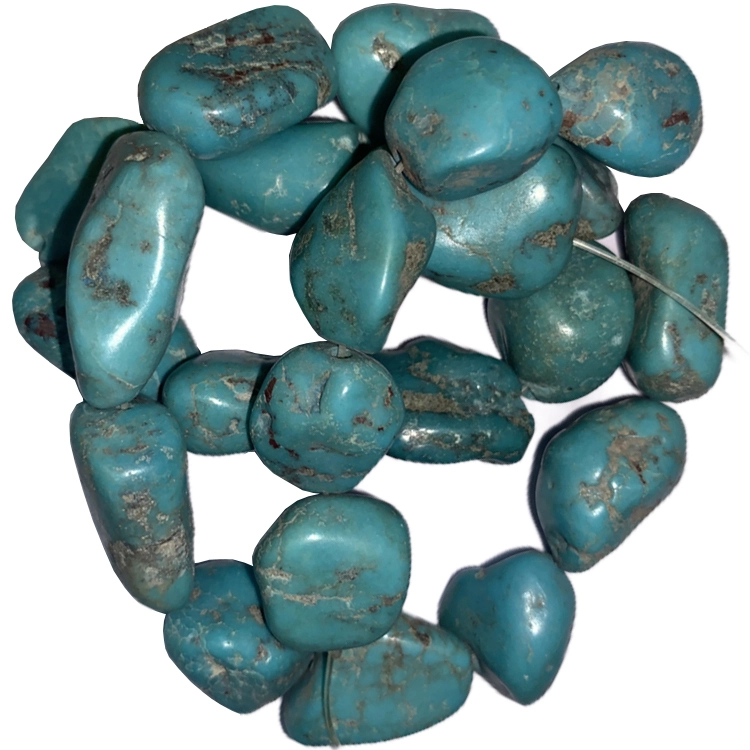 Turquoise Gemstone High Quality Pebble Nugget Beads 1