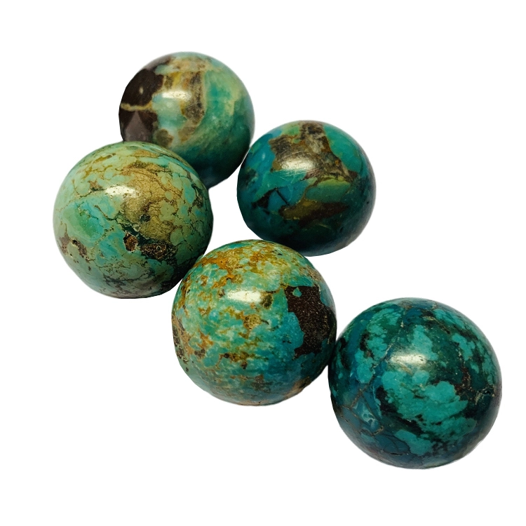 natural non-dyed turquoise rounds genuine turquoise beads 1