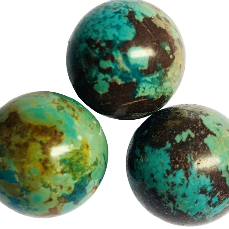 Anụmanụ na-acha anụnụ anụnụ turquoise beads 1
