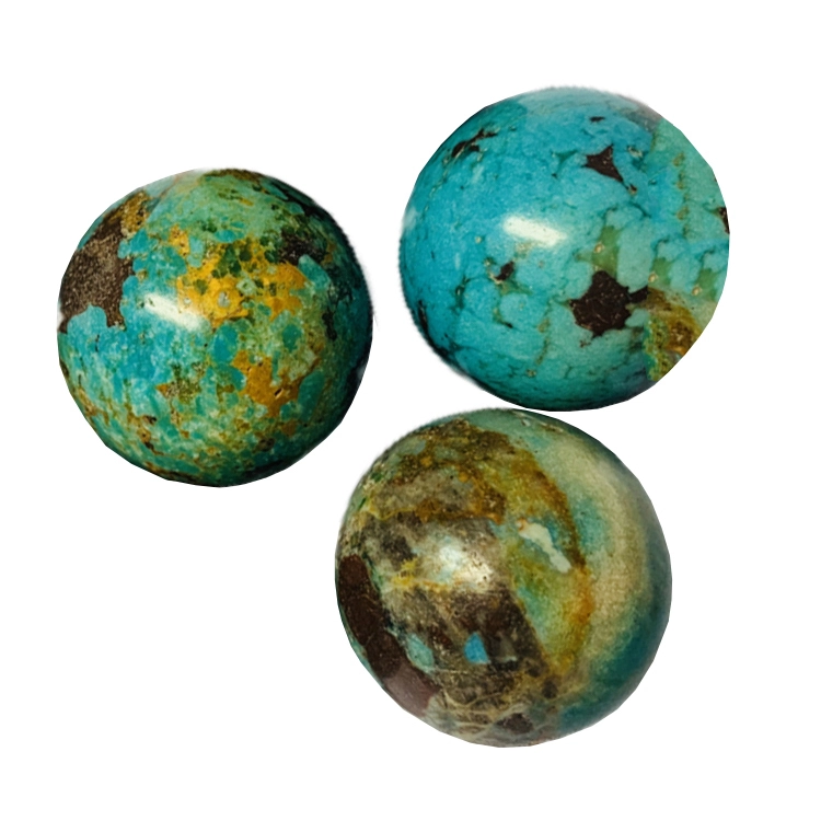 Türkiz diplomás Rondelle Gemstone gyöngyök 1