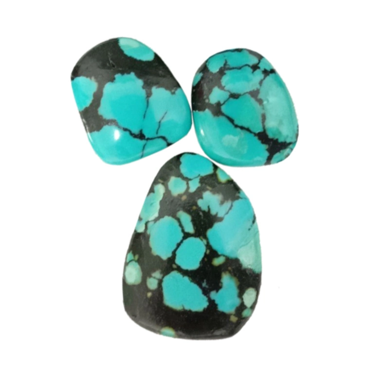 Purqon sitere na Turquoise Cabochon na-agwakọta turquoise maka ịchọ mma 1