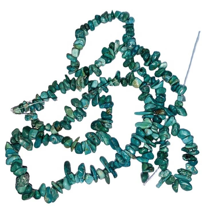 Natural Turquoise Nugget Gemstone Loose Bead strings for Jewelry Making 1