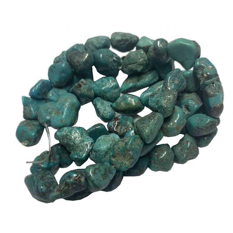 Blue Turquoise Nugget Beads 3-20mm. Turquoise Gemstone Beads. Genuine Natural Stone Beads 1
