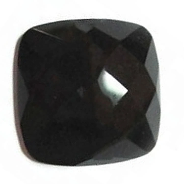 Natural Black Onyx Square Faceted Cut Loose Gemstone Free Shipping 1