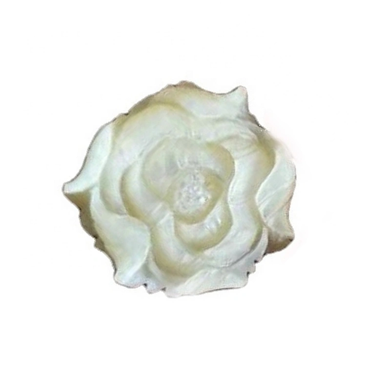 Plhaub Rose paj hlaws rau cov poj niam cov hniav nyiaj hniav kub / Kub muag carved dawb tag nrho Yog 100% ntuj1 1