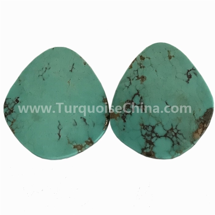 Chinai Hubei Genuine Turquoise Cabochons Shape 1
