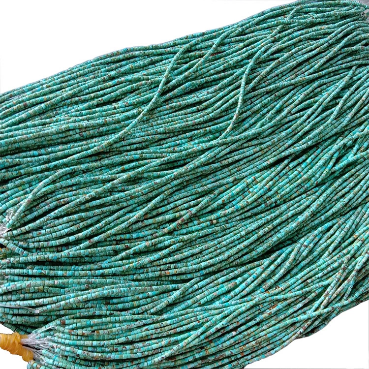 Natural Green Bule Turquoise Heishi Beads Various Sizes 1