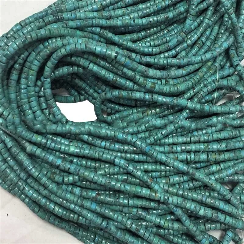 Kingman Turquoise Heishi, Arizona turquoise heishi مونچاق ئۈنچە-مەرۋايىت 1