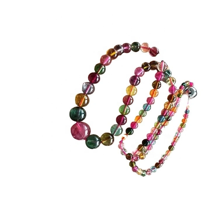 ខ្សែក Tourmaline Toulemaline GeMStone ធ្វើឱ្យមានលក់ដុំ 1