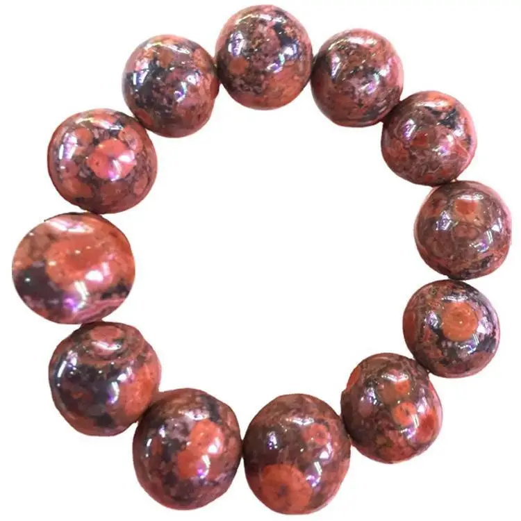 100% sitere na Gemenone Ocean Jasper Beads Bracet ịchọ mma na-eme 1