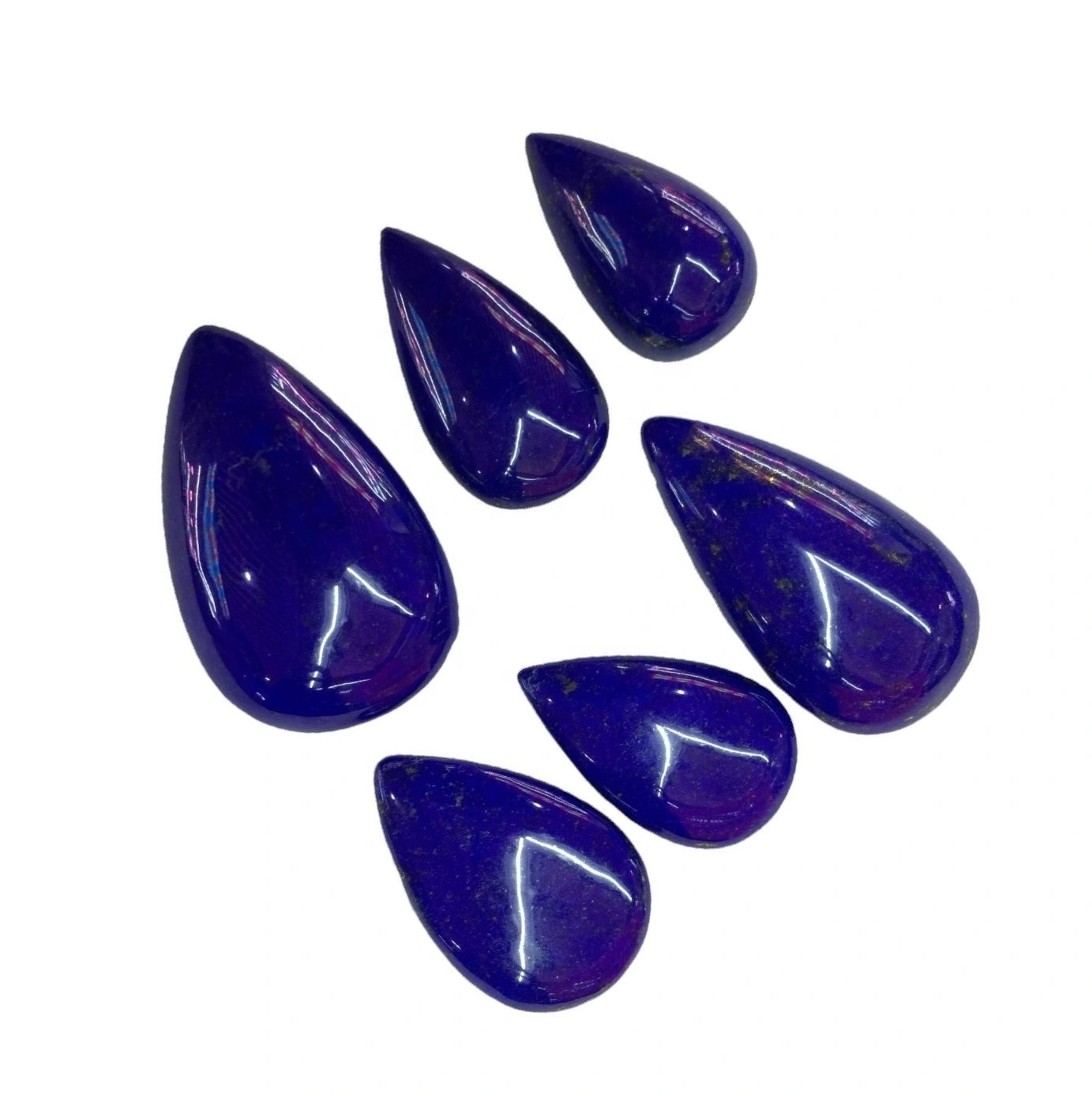 Semi koute chè wòch lapis lazuli wòch pyèr cobochons loos wòch 1