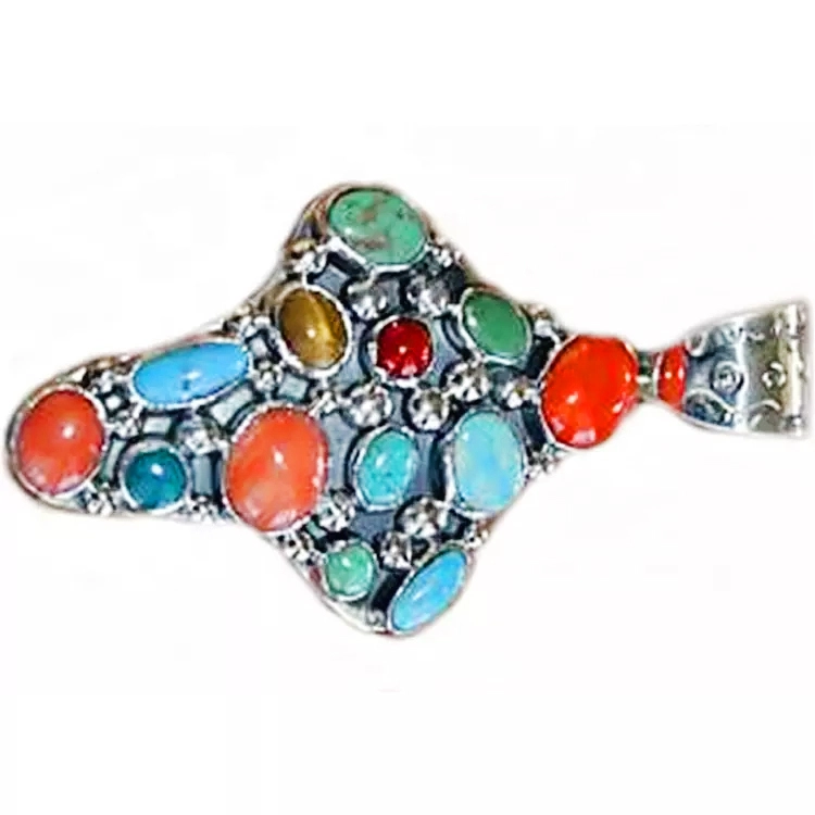 Pendant Cross Silver India Pendants ụdị ma ọ bụ Charms Themed Pendants 1