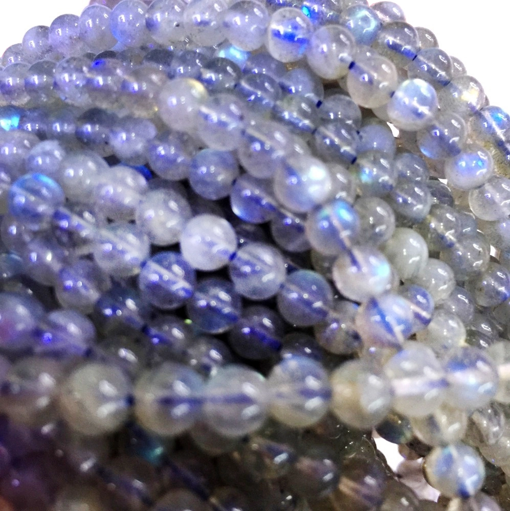 blue light labradorite rough natural semi-precious stone beads frican jewelry beads 1
