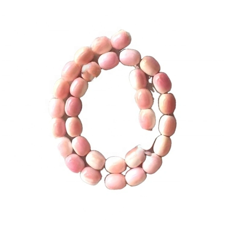 Pink Natural Shell Heishi Loose Gemstone perlur 1