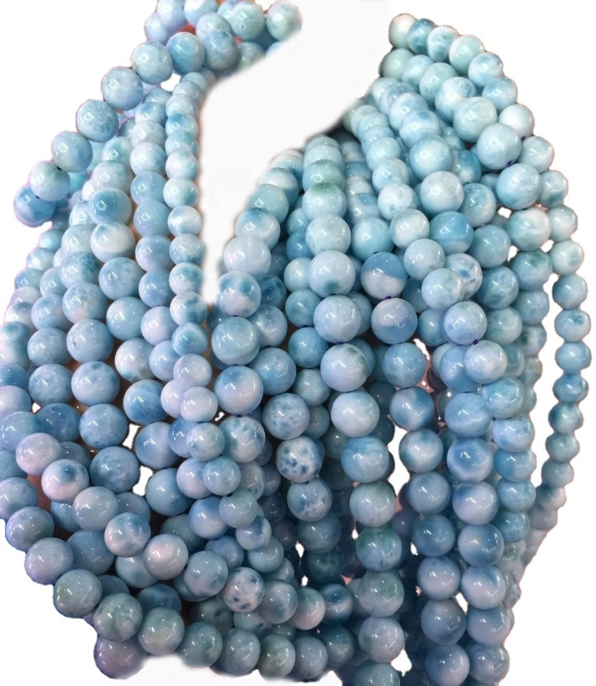 6mm 8mm 10mm 10mm 10mm 10mm Bunder Larimar Larimar Putaran Manik semi-larang regane 1