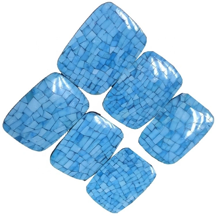 Didelis pardavimas Didmeninė partija Natural Turquoise Fatback Cabochon Calibruted 1