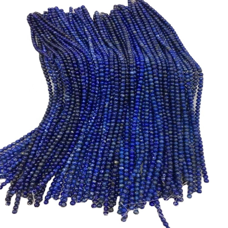 Lapis Lazuli Solid Platonic Cristaux Jewometri Ansanm en ak bwat an bwa 1