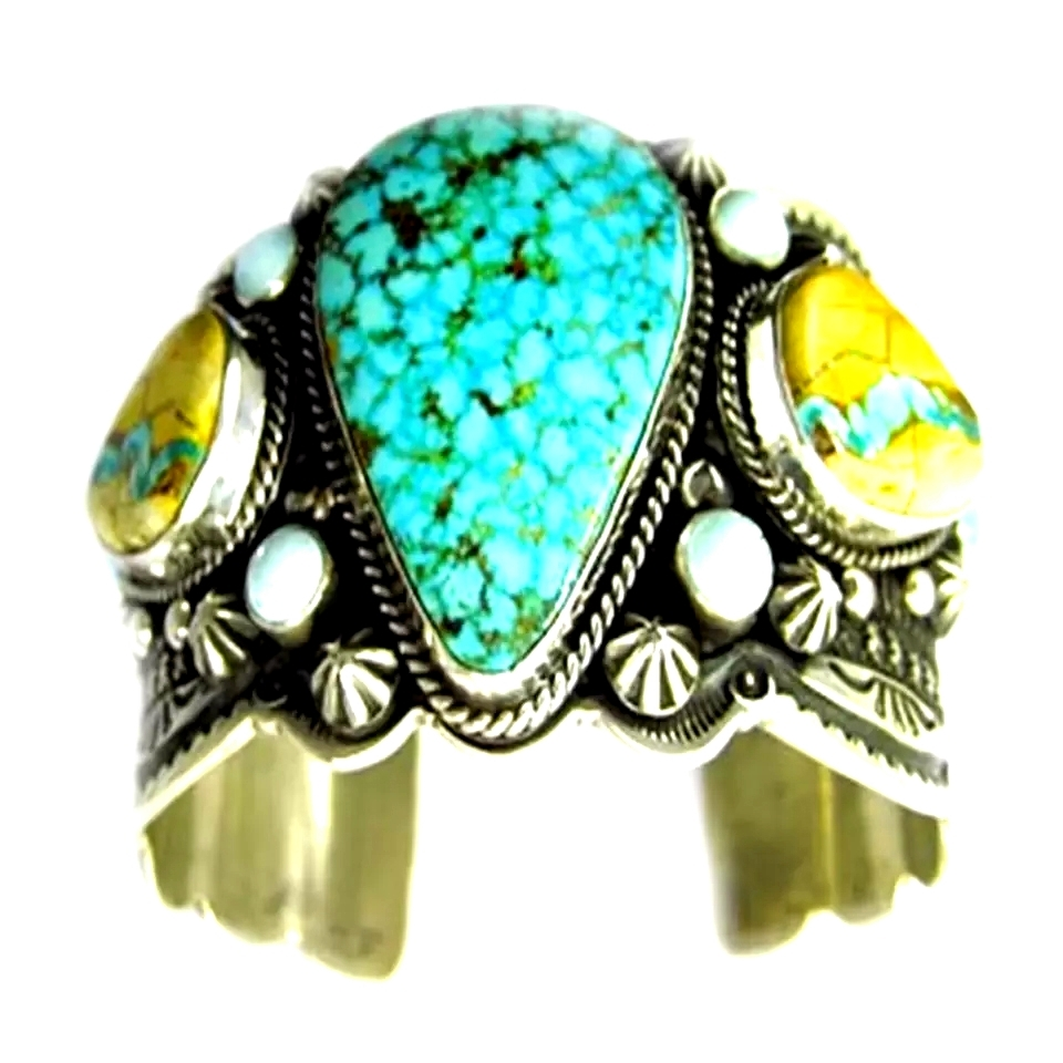 Nàdurrach Banging 925 bagle airgid a 'toirt ionnsaigh air Bangle Turquoise Sterling Brangle Bangle Wrapp 1