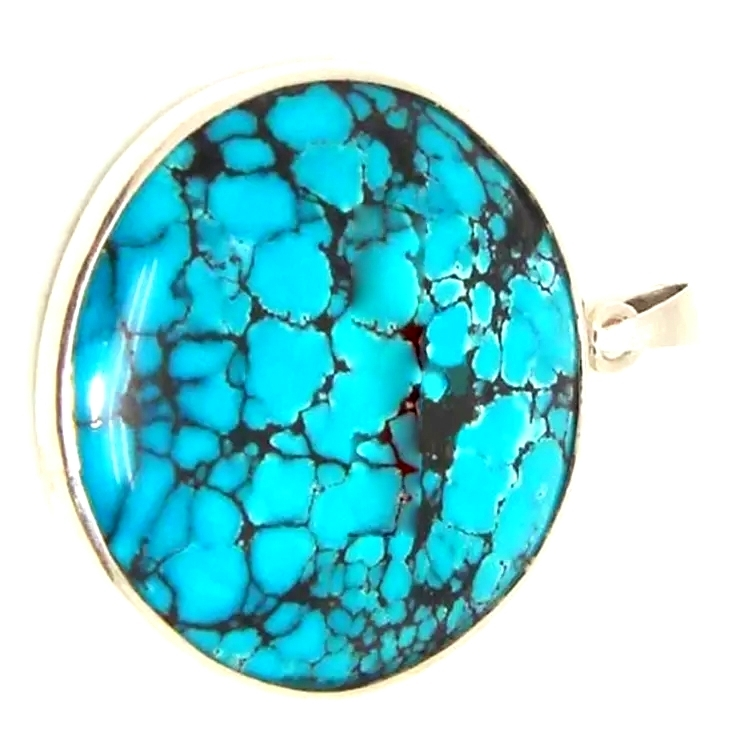 925 Sterling Silver Turquoise kryžminiai pakabukai Natural Sleeping Grožio turkis Gemstone pakabukas 1