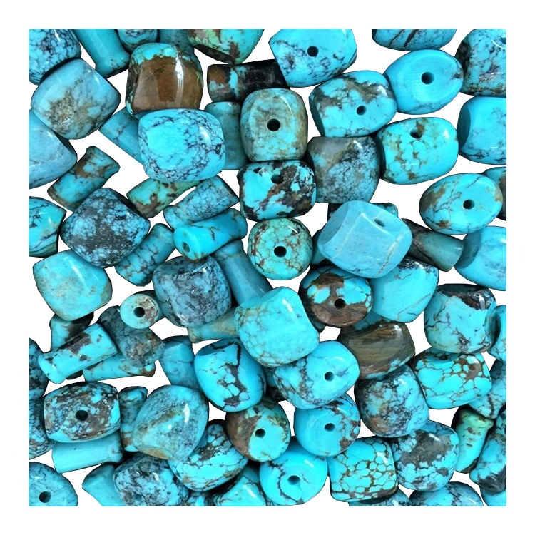 Turquoise Drum Beads Turquoise Gemstone spacer bead 1