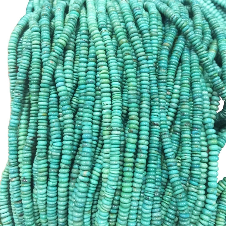 Abacus Nádúrtha Turquoise Gemstone Beads Jewelry Multitecolor Abacus Beads do seodra 1