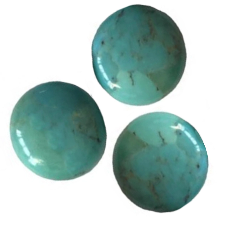 100% natural ntxhib Compressed Irregular turquoise cabochons 1