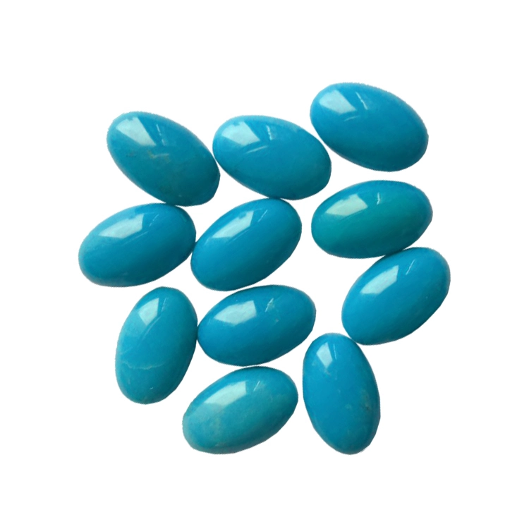 Mohave Turquoise Cabochons 귀중한 보석 반석 귀중한 돌 청록색 돌 보석 카보 톤 느슨한 석재 보석 1