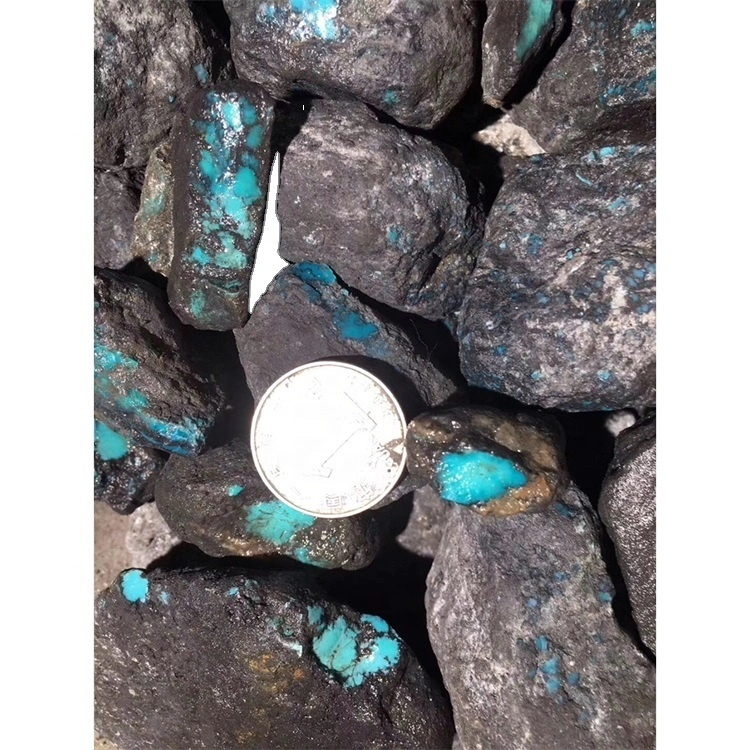 Genuine Gemstone Skaars Slaap Skoonheid Turkoois Rough kom van Arizona VSA 1
