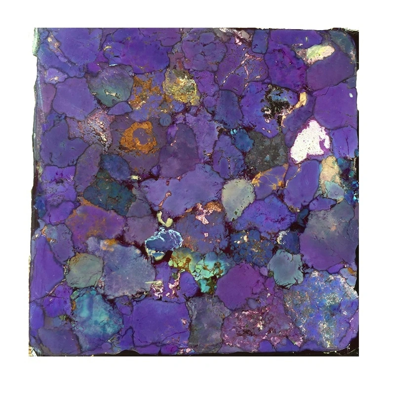 dark purple color naturally  turquoise gemstone Bricks wholesale 1