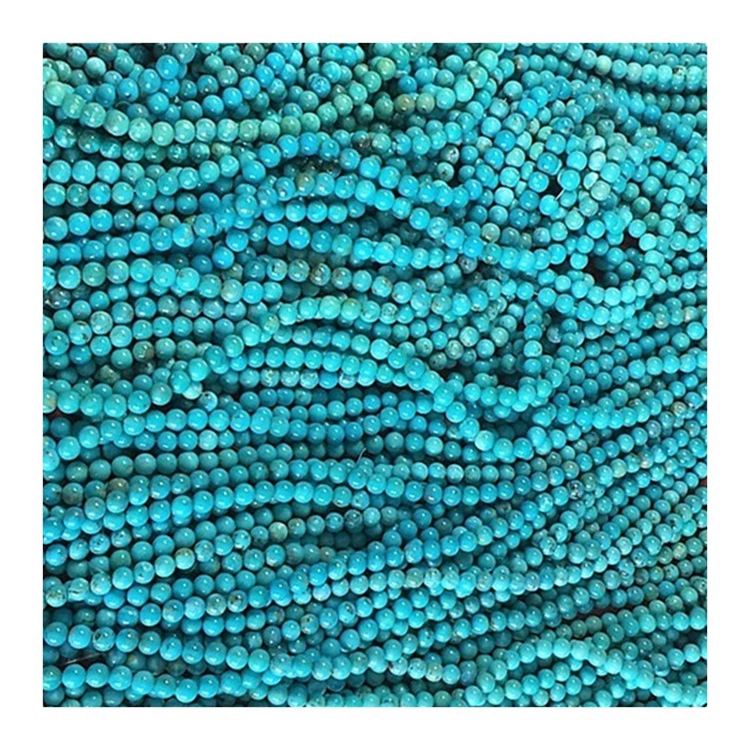 Turquoise round beads make wholesale Round Natural Gemstone Loose Beads 1