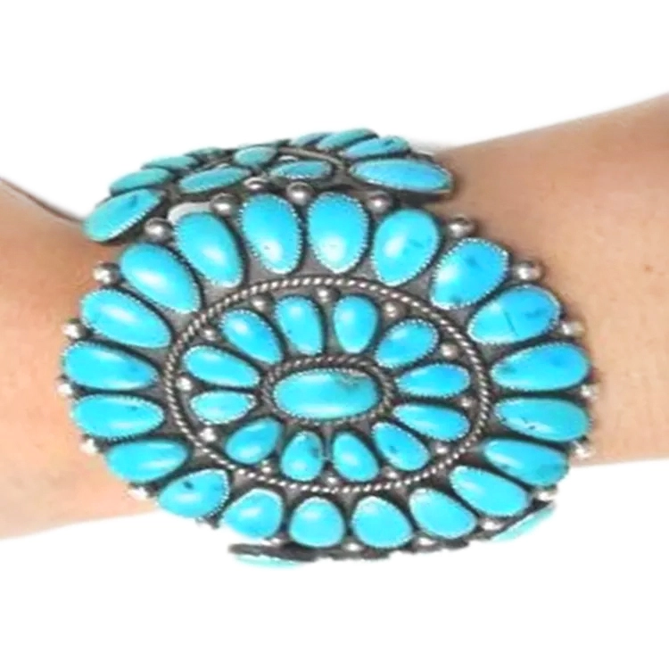 Turquoise Bangles Jewellery Turquoise at Sterling Silver Beaded Bangleerling Silver Turquoise Cuff 1