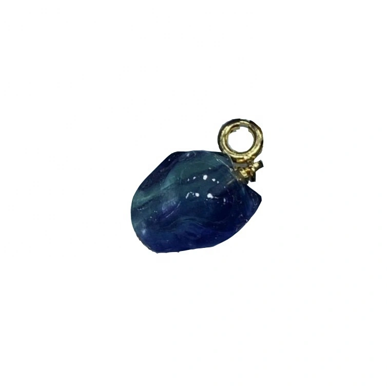 Ang mga kinulit nga panapton nga gem pendant / bulawan nga plated 1