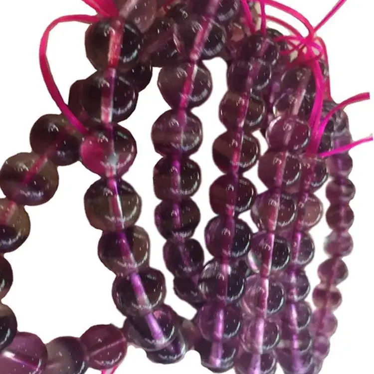 6mm Fluorite Gelang Rainbow Fluorite Stone Chakra Gelang Meditasi Gelang 1