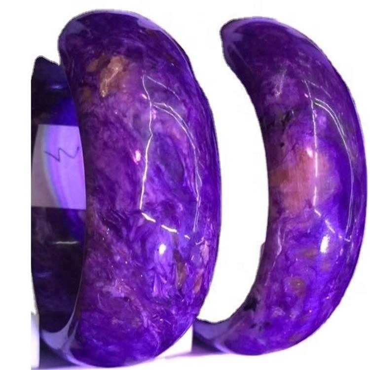 Piedra de piedras preciosas de Charoite 100% 6mm 8mm 10 mm 12 mm Bead redondo Magnífico Natural Purple Color Bead Gran calidad 1