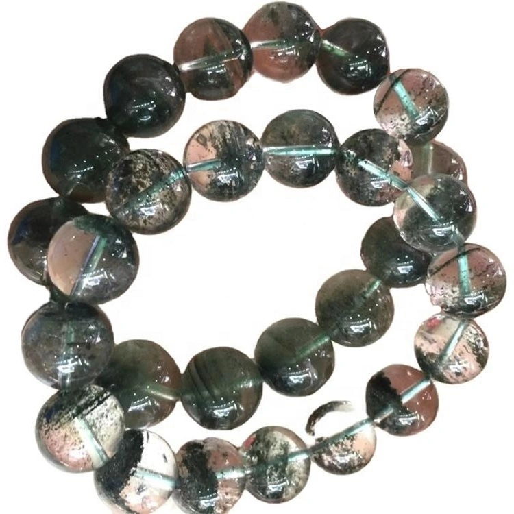 قولدا ياسالغان مونچاق يېشىل ئەرۋاھ Phantom Quartz خرۇستال بىلەيزۈك تاقايدۇ 1