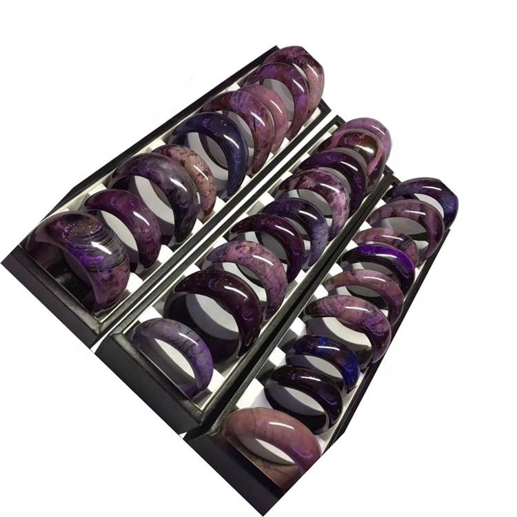 Purple sugilite brățară piatră brută marge en-gros piatră prețioasă farmec bijuterii femeie fata cadou drăguț 1