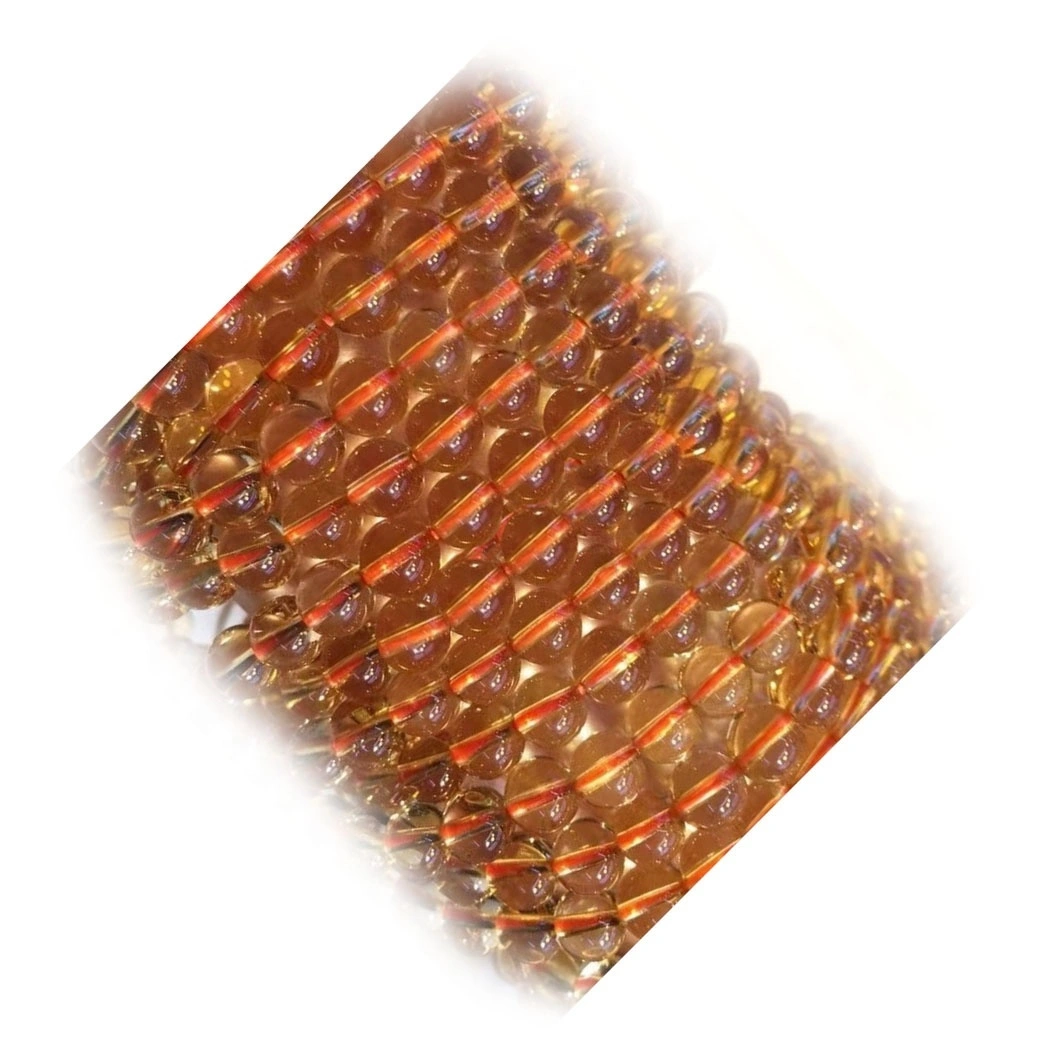 Kelas Natural 5a Loose Beads Brasil Brazil Citrine Round Manik 1