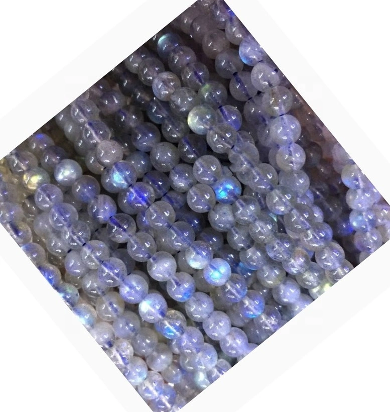 Genuine Natural Translucent blue Labradorite Loose Beads natural blue flash labradorite bead 1