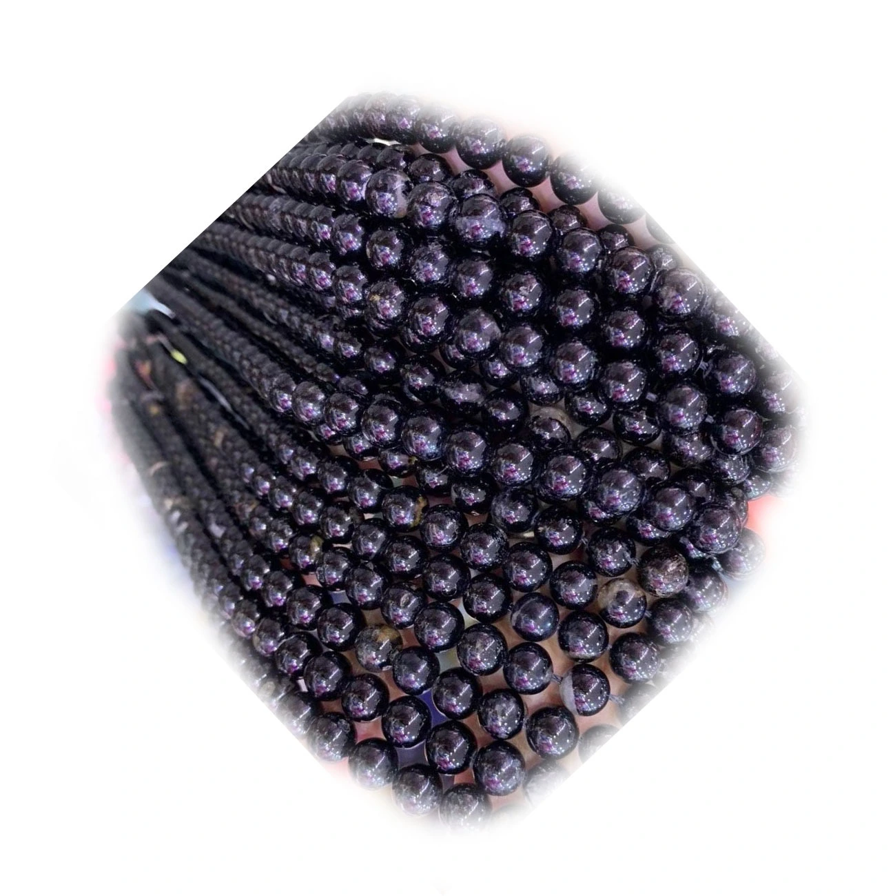 Genuine Natural purple Garnet Loose Beads Grade 3A Round Shape1 1