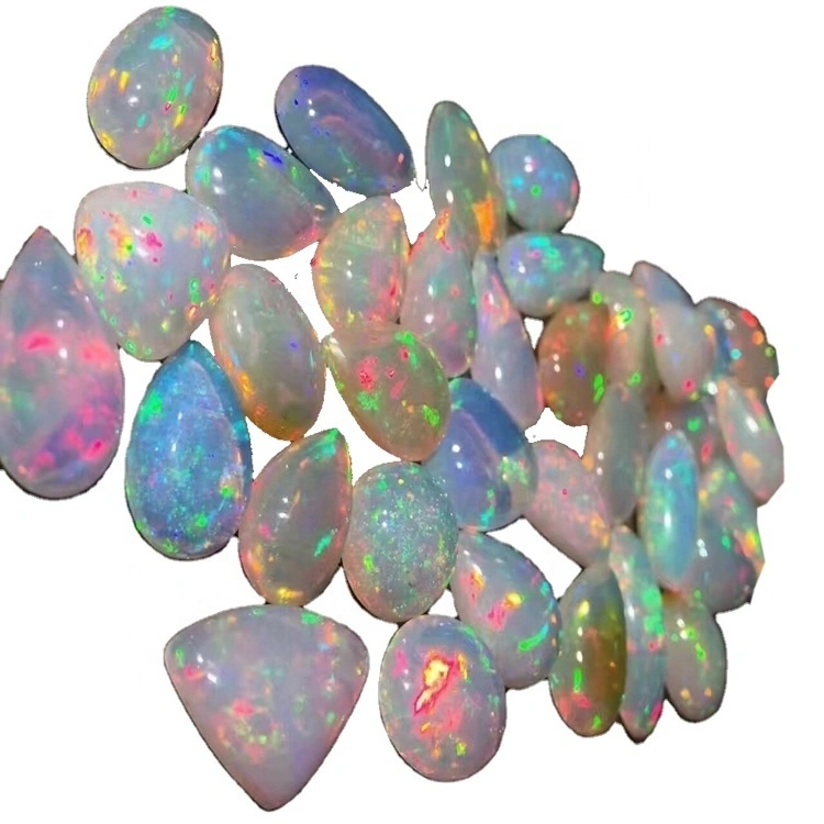 Прекрасный подлинный сорт пожарной опаловой косметики Cabochons ювелирные изделия 1
