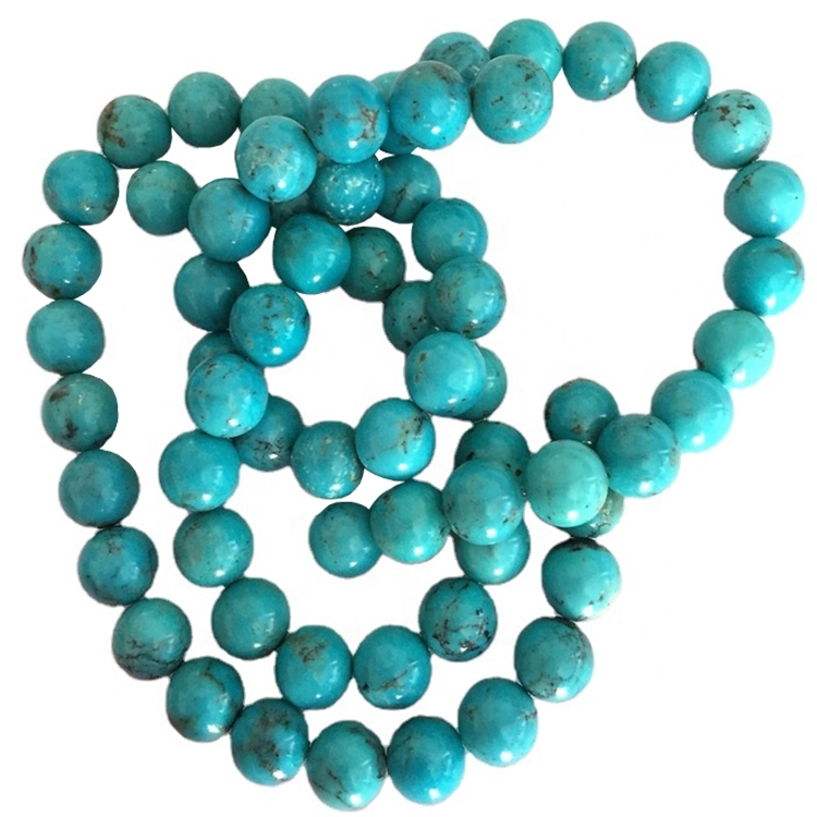 Loskrale Turquoise Queen Turquoise Beads Graad Ronde Loskrale Bulk Lot Opsies 1
